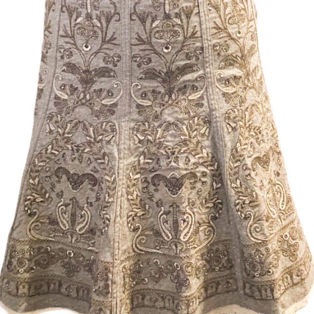 Elie Tahari embroidered wool blend skirt 0 xs s - Picture 7 of 15